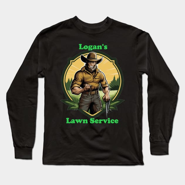 Lawn Care Long Sleeve T-Shirt by Jason's Finery